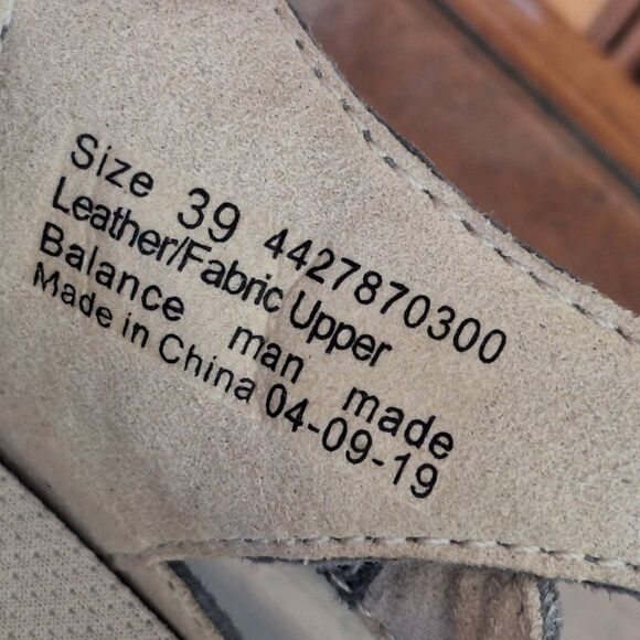 Dansko Riona Fisherman Sandals Comfort Sneakers 39 Slate Gray Suede US 8.5 - 9 - Picture 4 of 16